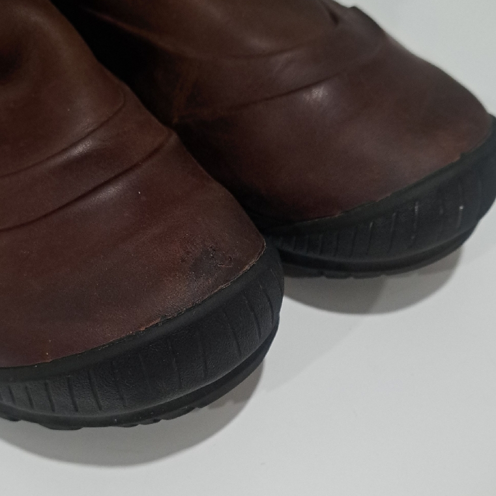 Timberland Brown Winter Boots with Tan FleeceCuff - Picture 6 of 7